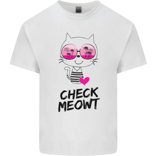 Check meowt kinder shirt - check,