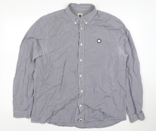 Blue blood herrenhemd blau - blau, 2xl