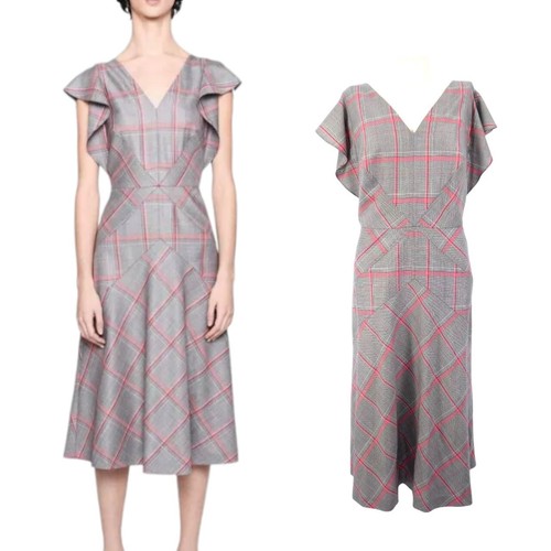 Scada midikleid grau kariert - scada,