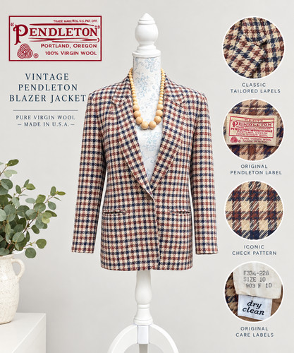 Vintage pendleton reine wolle - vintage,