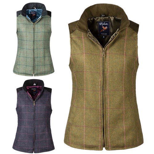 Damen tweed weste british made - damen,